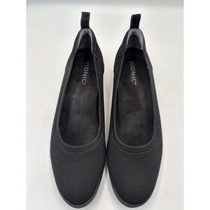 Vionic Women's Jacey‎ Knit Pump Sz 9 Black